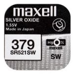Батарейка Maxell Silver Oxide 379 SR521SW 1.55V