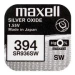 Батарейка Maxell Silver Oxide 394 SR936SW 1.55V