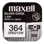 Батарейка Maxell Silver Oxide 364 SR621SW 1.55V